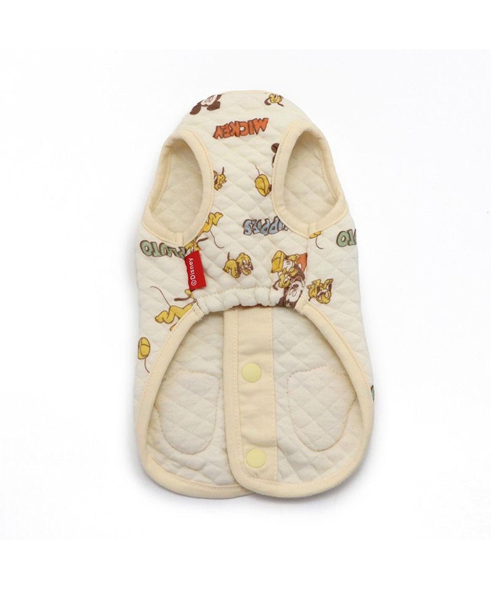 PET PARADISE ディズニー ミッキー&プルート 背中開き キルトベスト 小型犬