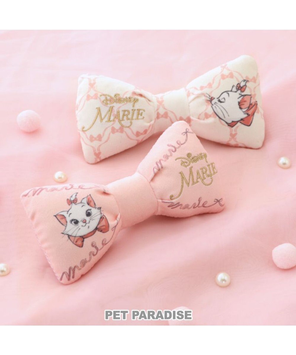 PET PARADISE ディズニー マリー 猫 リボンおもちゃ 《ピンク / ベージュ》 