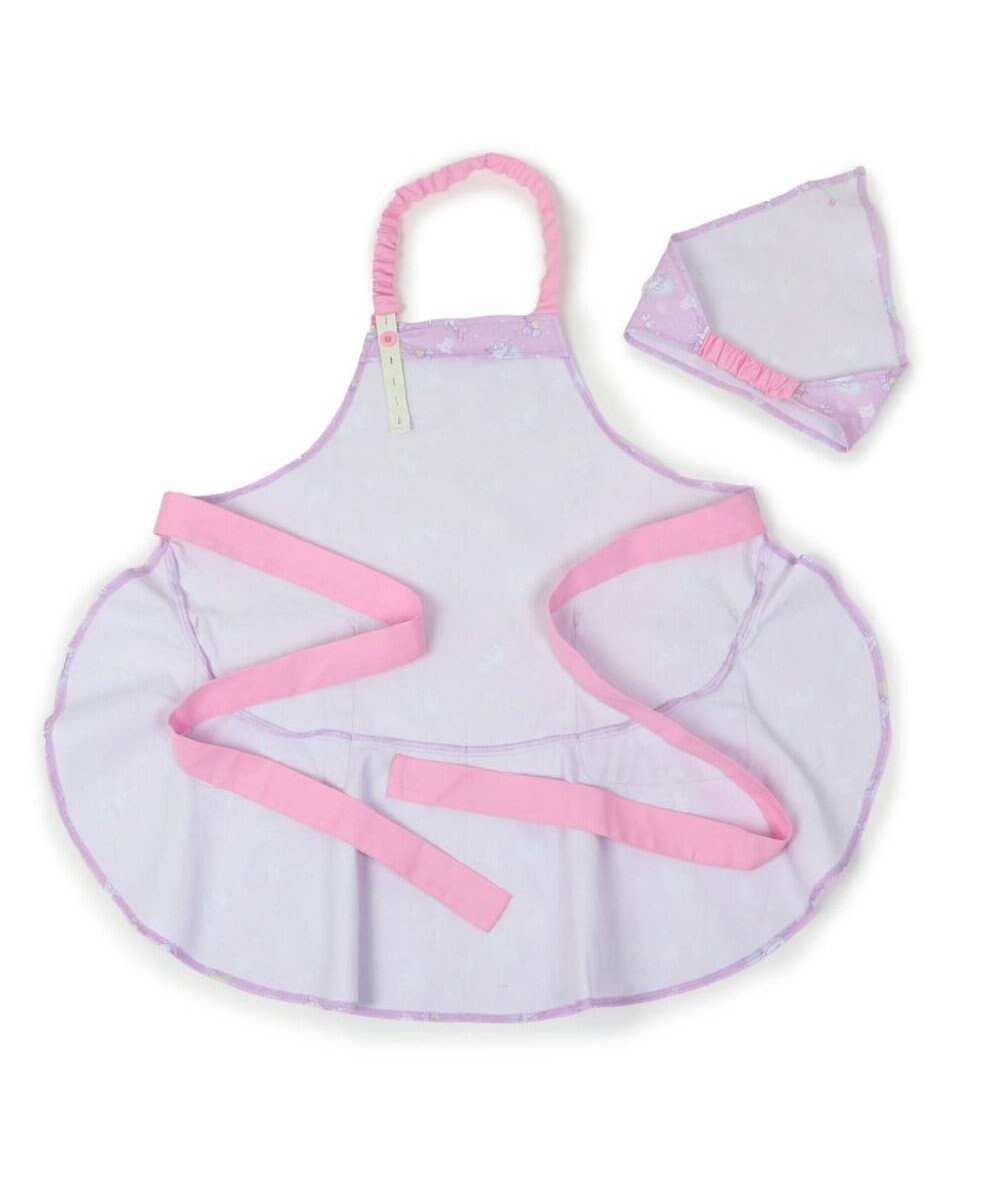 Mother garden マザーガーデン キッズエプロン & 三角巾 セット 130cm 《ユニコーン/野いちご柄》