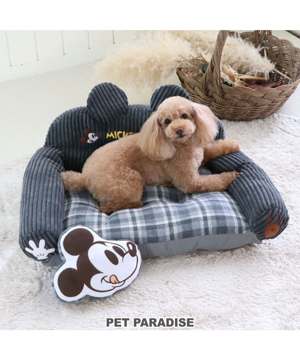 犬 ベッド おしゃれ ディズニー ミッキーマウス カドラーベッド (65×45cm) PET PARADISE  【通販】雑貨とペット用品の通販サイト マザーガーデン＆ペットパラダイス