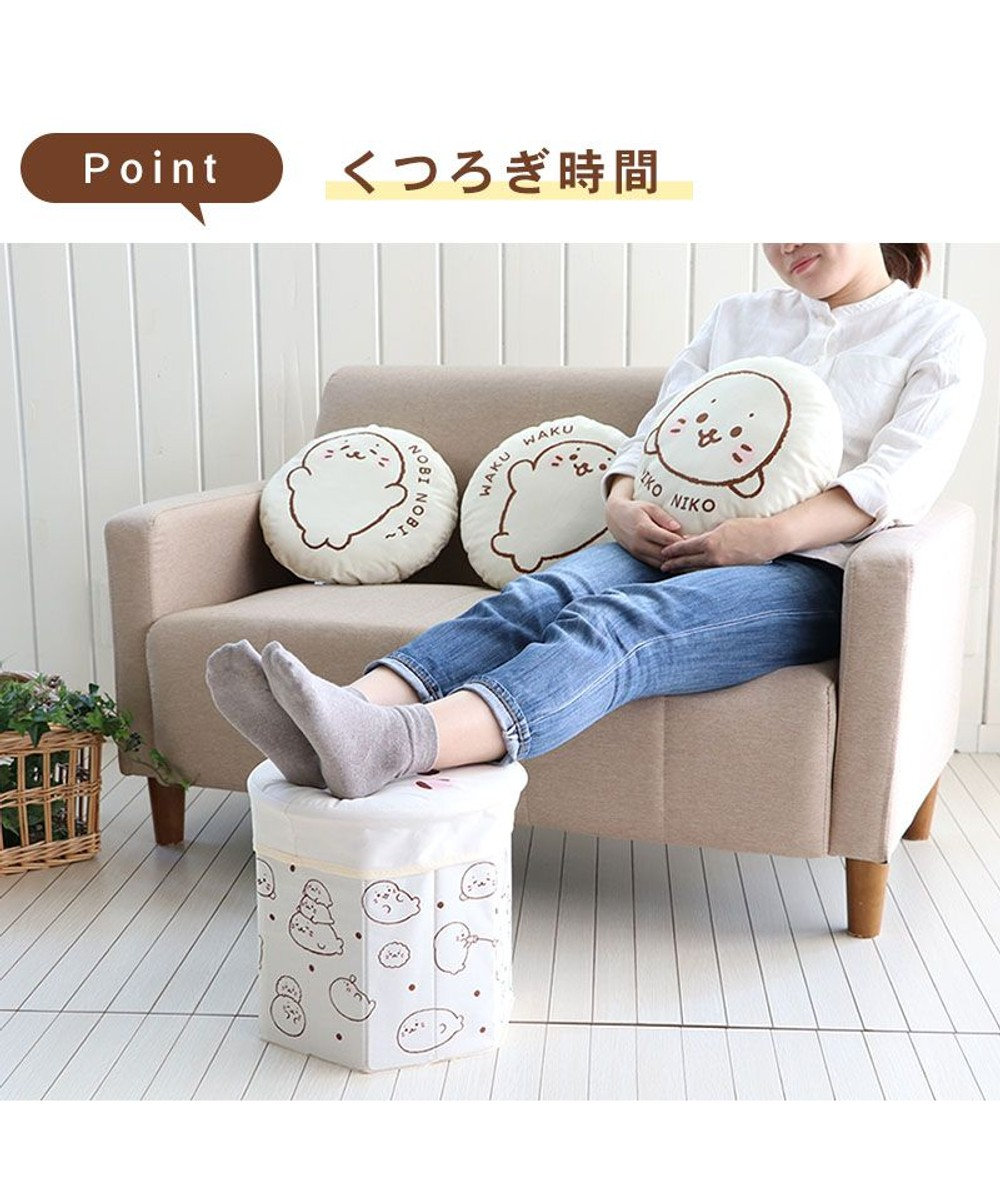 Mother garden しろたん つみつみ 収納クッション 簡易組立式 2Way 