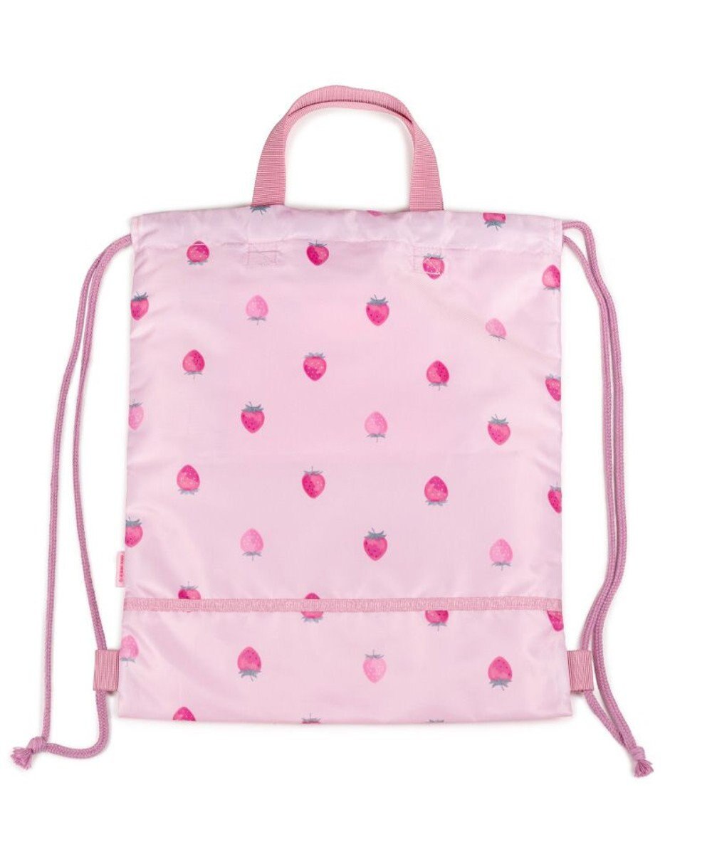 Mother garden マザーガーデン 野いちご お着替え巾着リュック 《レトロストロベリー柄》