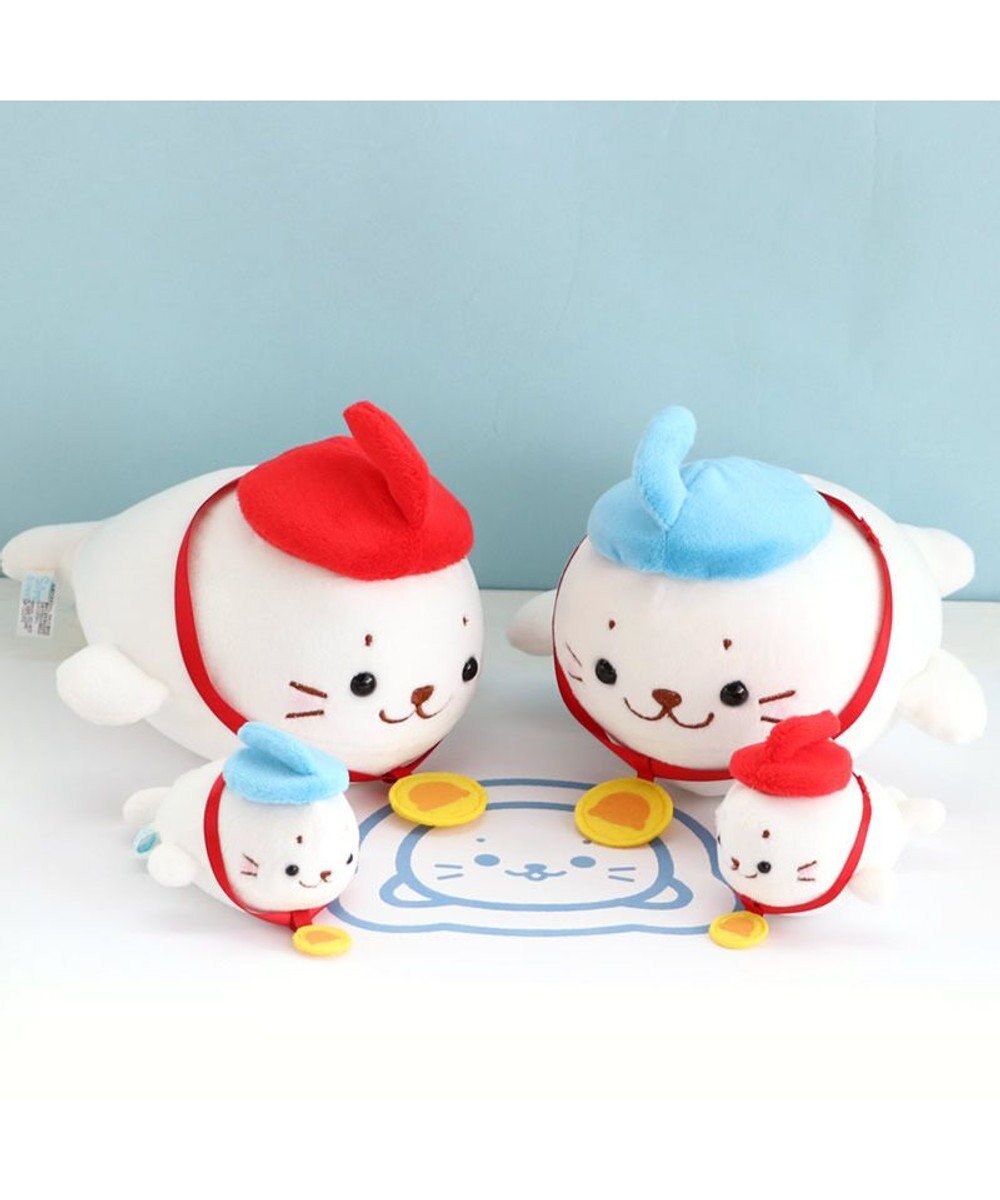 Mother garden しろたん カーリングマスコット 赤色 22cm小さい ぬいぐるみ マスコット カーリング あざらし アザラシ かわいい キャラクター プレゼント ギフト マザーガーデン 