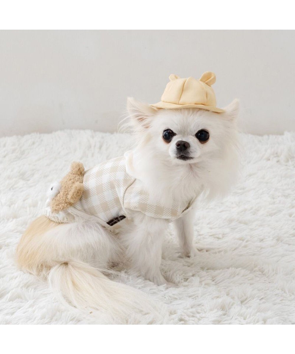 ペットパラダイス くまちゃん チェック 園児服 小型犬 / PET