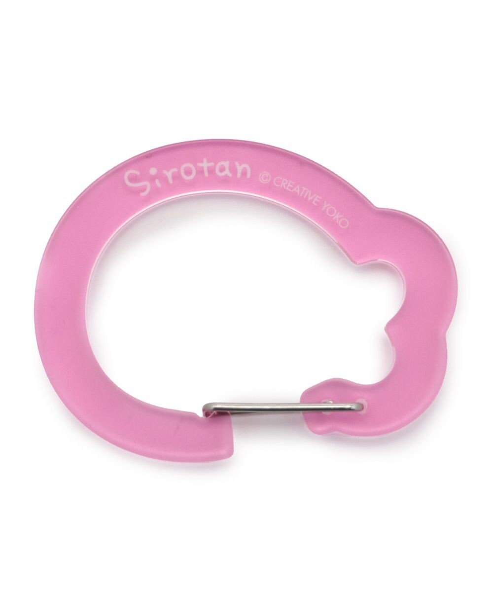 Mother garden しろたん アクリルカラビナ 《ピンク》 単品 