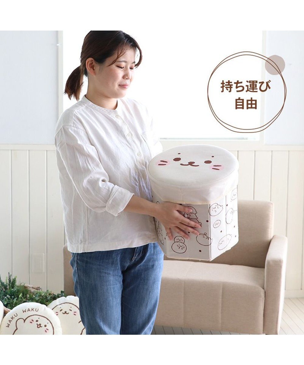 Mother garden しろたん つみつみ 収納クッション 簡易組立式 2Way 