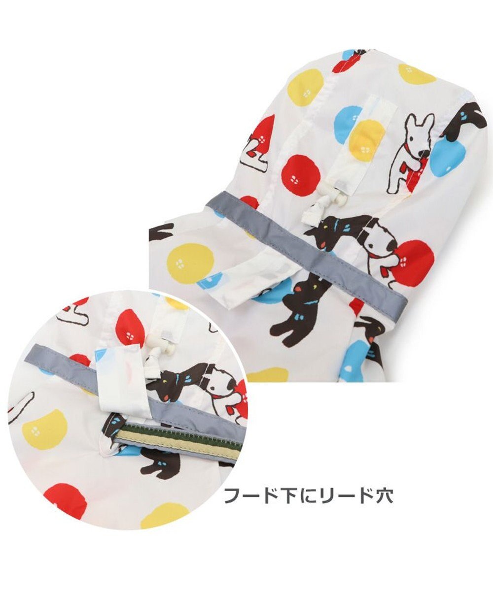 リサとガスパール フルカバー レインコート 《風船柄》 中型犬 リサとガスパール フルカバー レインコート 《風船柄》 中型犬