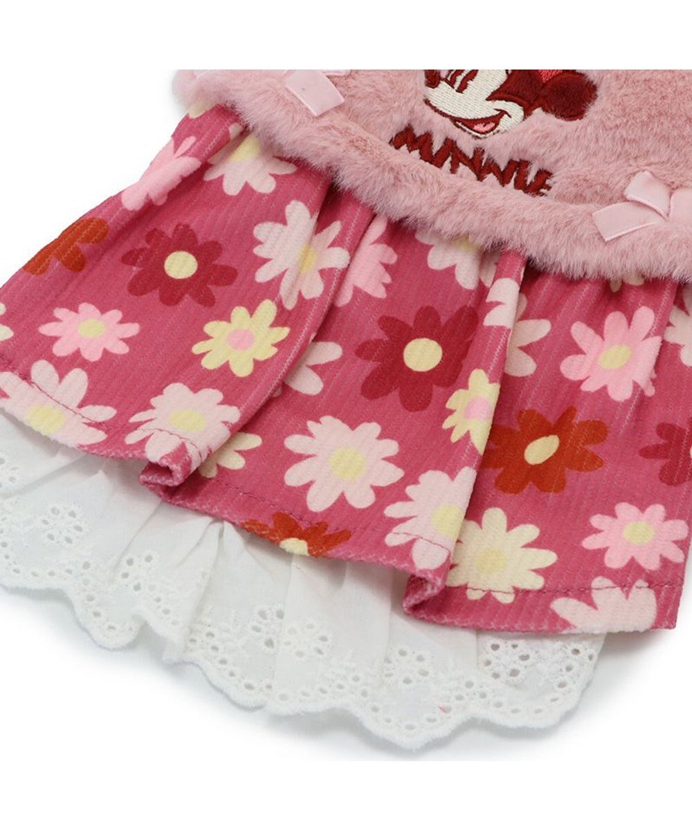 PET PARADISE ディズニー ミニーマウス ワンピース ベスト付き 《花柄 》小型犬 