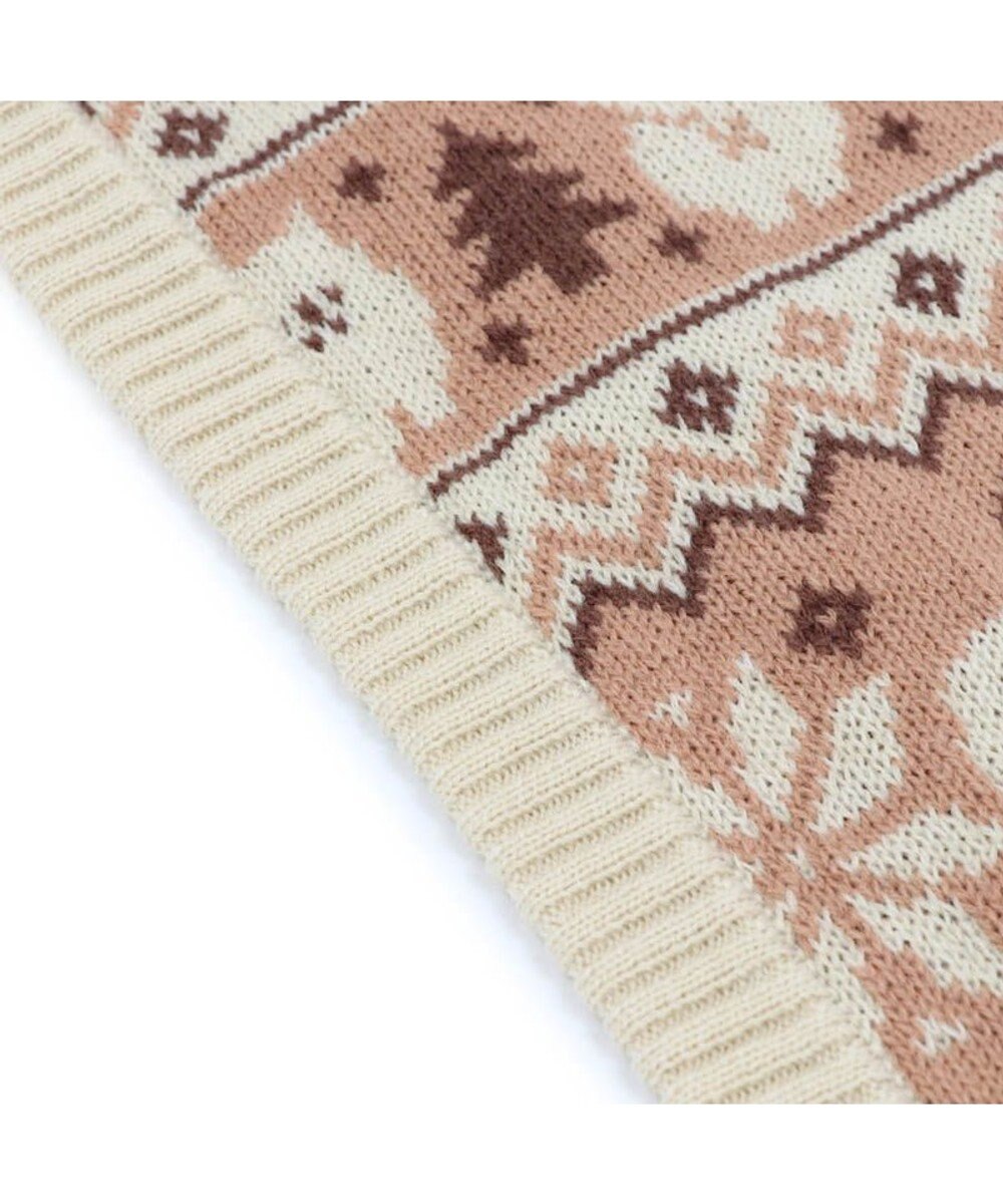 Mother garden マザーガーデン ふわんこ ニット ひざ掛け 70cm×100cm 