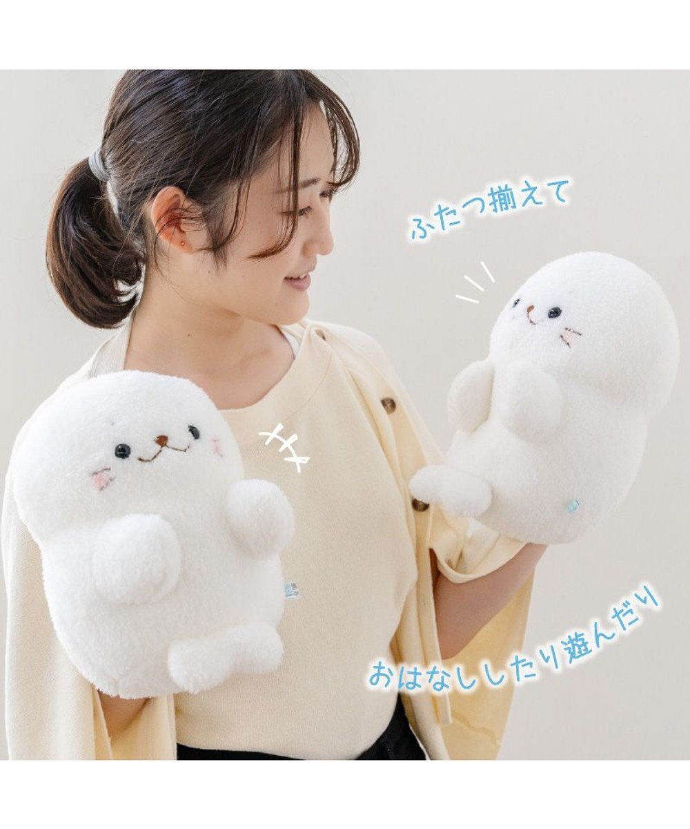 Mother garden しろたん ふわふわ ハンドパペぐるみ 
