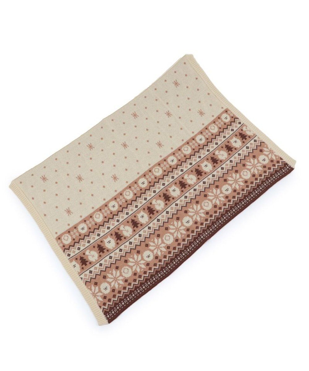 Mother garden マザーガーデン ふわんこ ニット ひざ掛け 70cm×100cm 