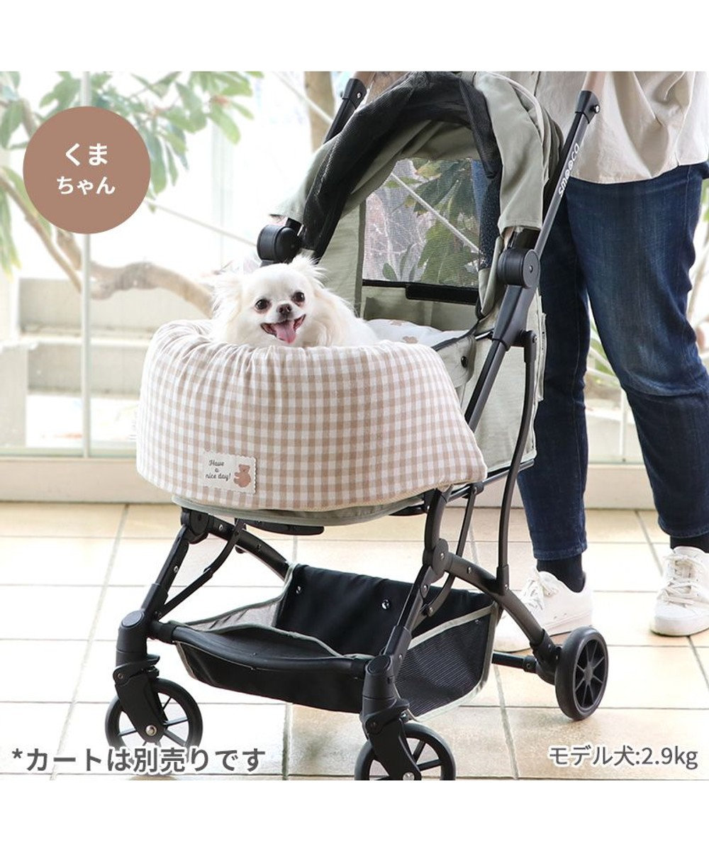 ペットパラダイス クール カートクッション 《くまちゃん柄