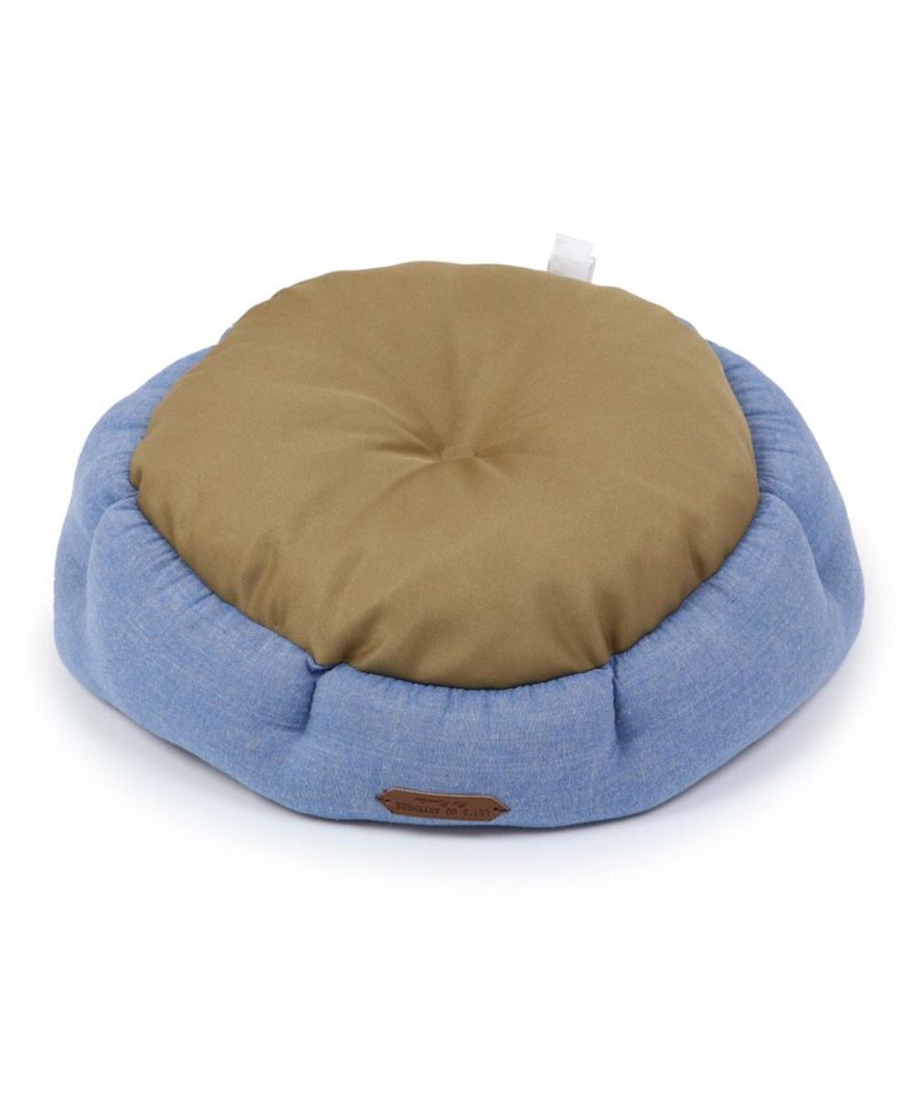 PET PARADISE 接触冷感 ネイティブ  丸型 カドラーベッド（55cm） 