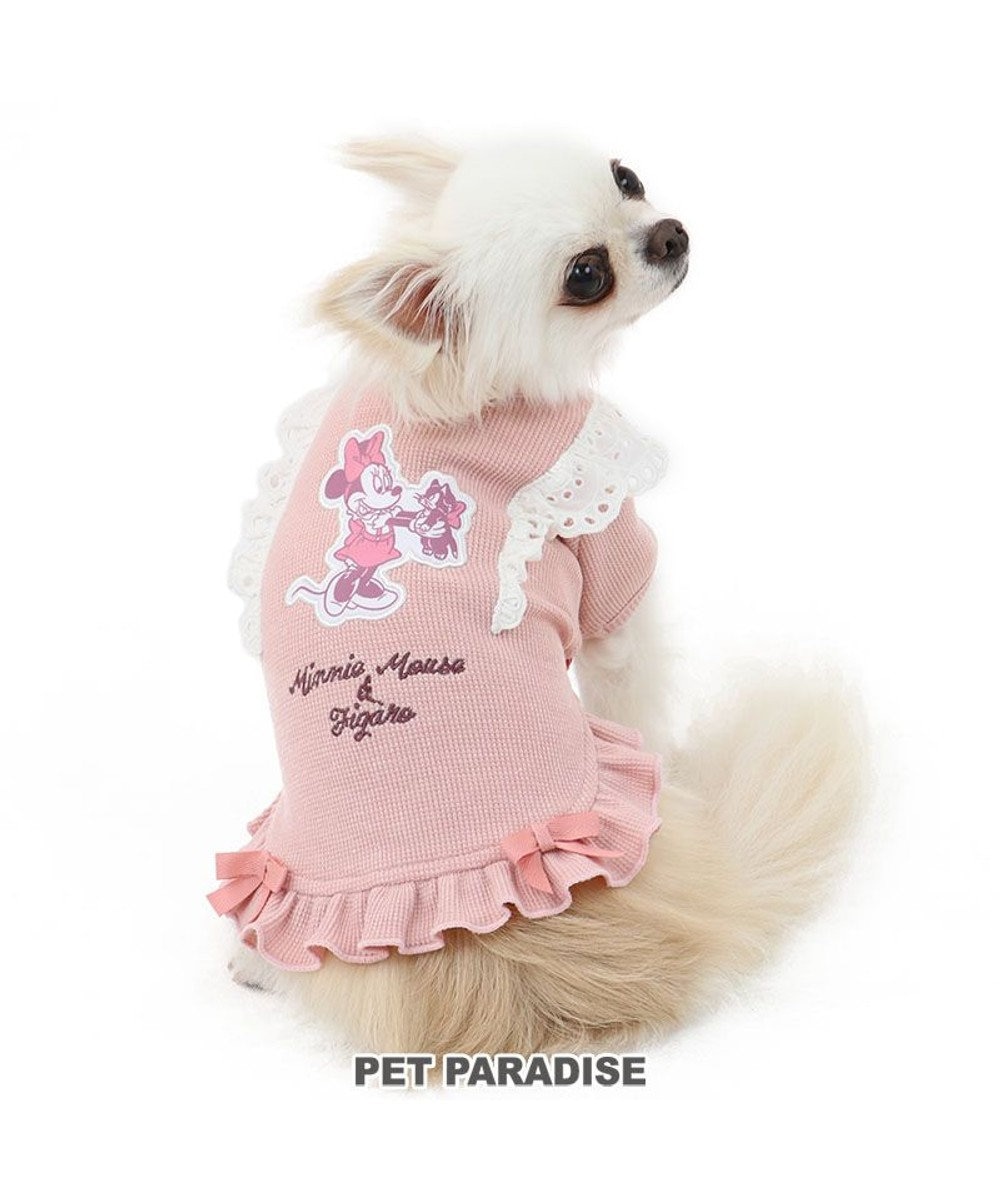 PET PARADISE 犬 服 ディズニー ミニーマウス Ｔシャツ 【小型犬】 フィガロ 刺繍 ピンク（淡）