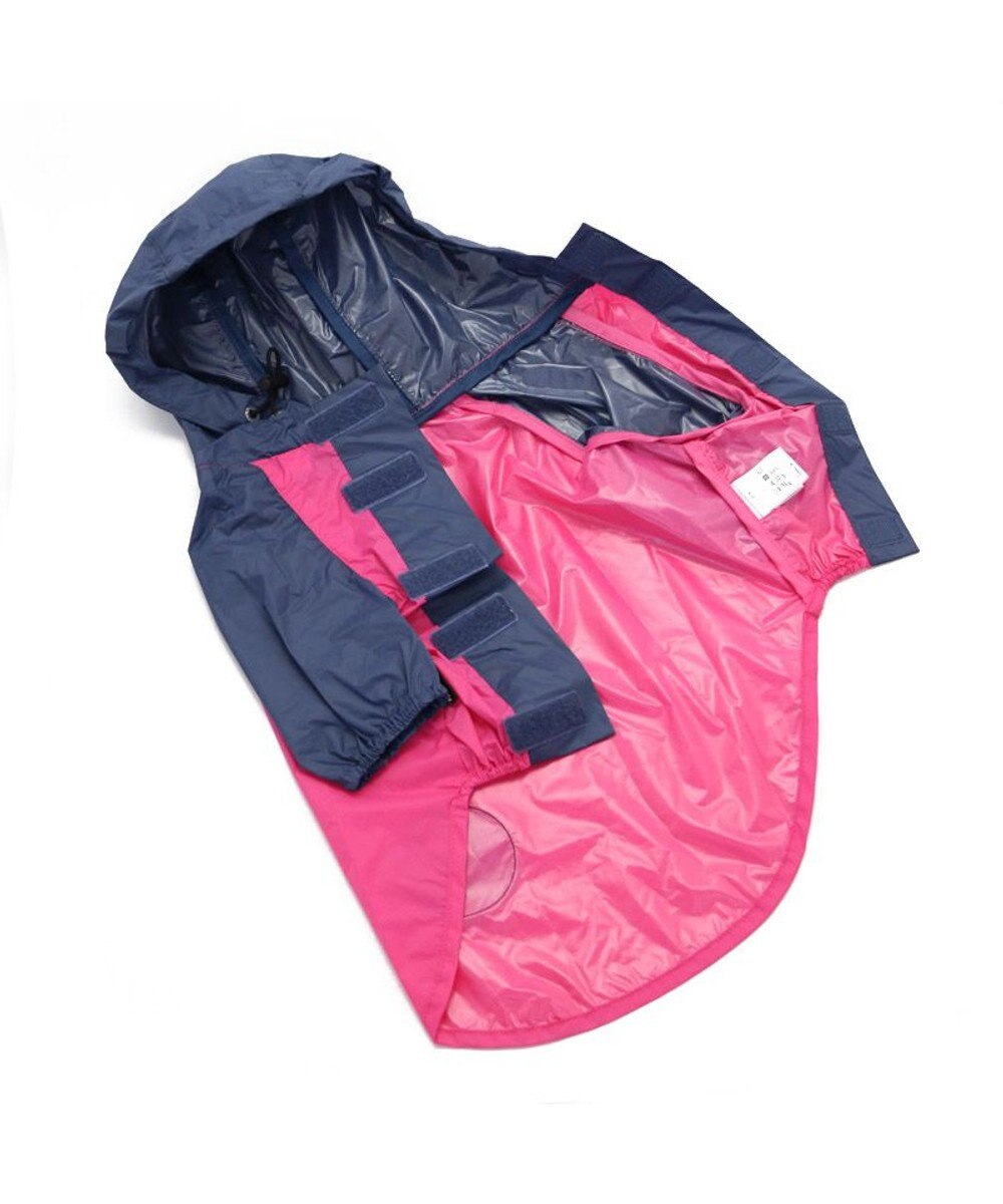 PET PARADISE 犬服 犬用品 ペットグッズ ペットウェア ペットパラダイス 犬 服 春 ジャケット 紺 【小型犬】 シェルジャケット 防水 撥水 アウトドア アウター レインコート ウィンドブレーカー ドッグウエア ドッグウェア おしゃれ梅雨対策 撥水 雨 雨の日 