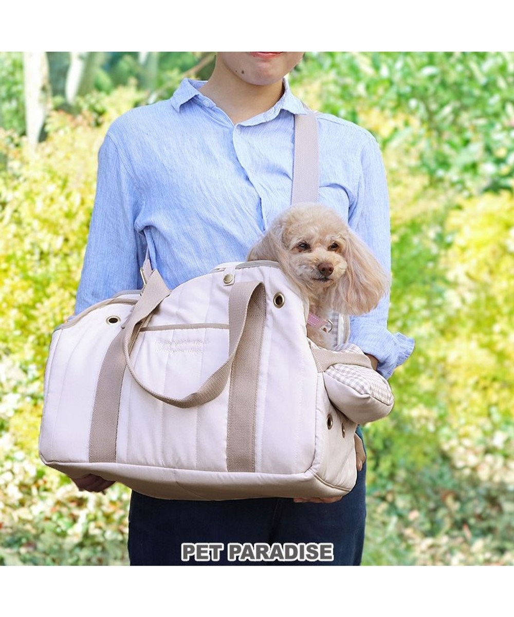 PET PARADISE ペットパラダイス キルティング キャリーバッグ 小型犬 ベージュ