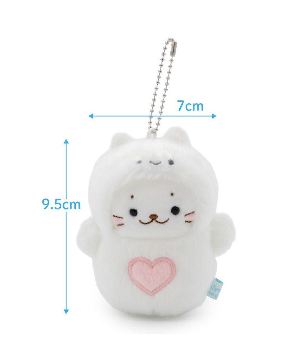 Mother garden しろたん ふわふわ キーホルダー 《クリオネ》 単品 