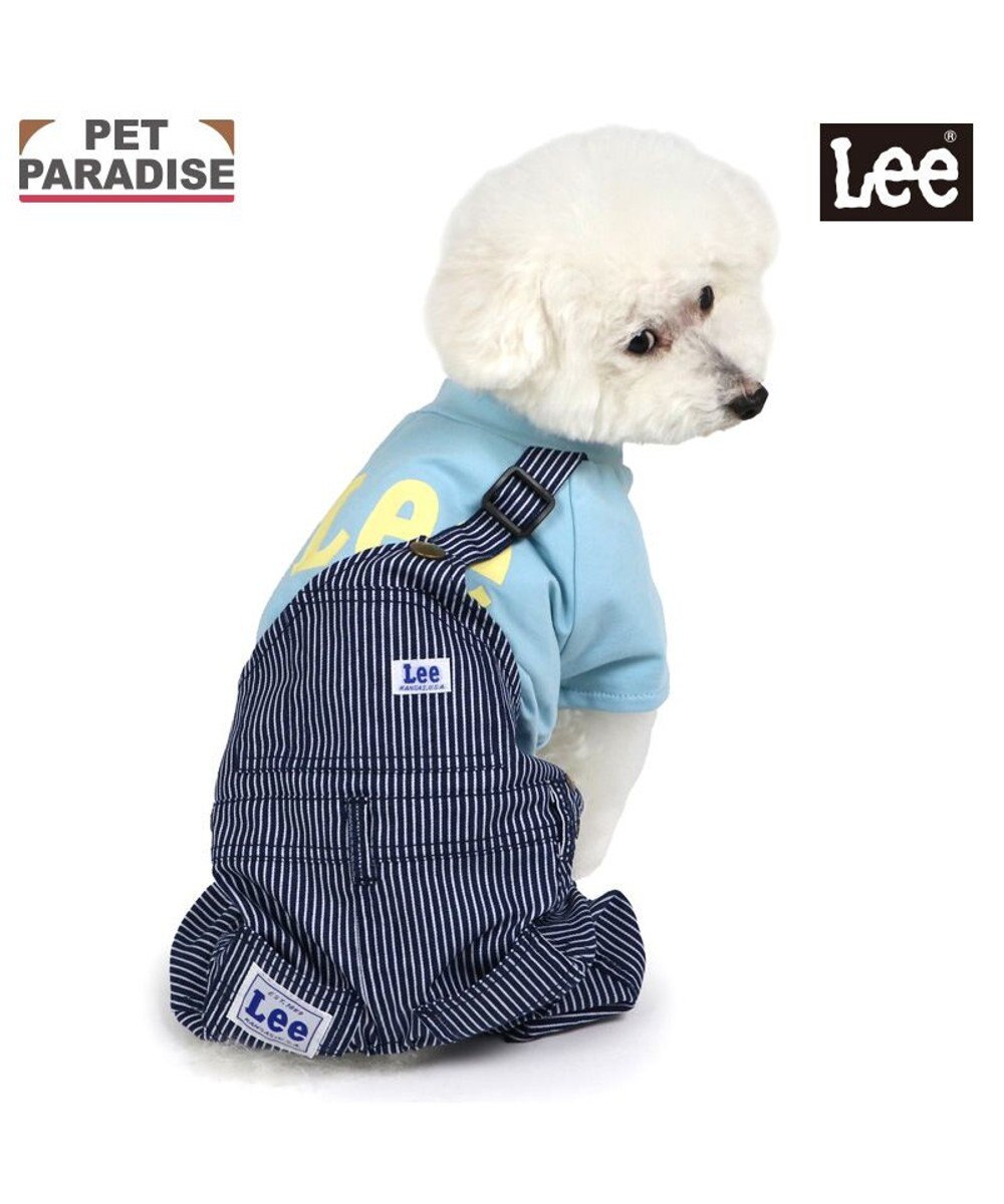 PET PARADISE Lee ワンショルダー パンツつなぎ 《ヒッコリー》 小型犬 