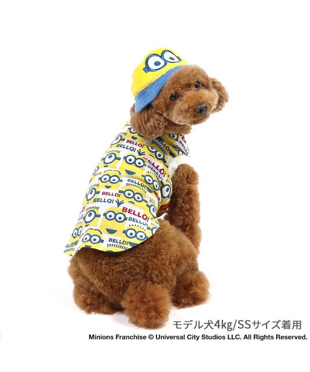 PET PARADISE ミニオン ボブ バケットハット付き Tシャツ 小型犬 