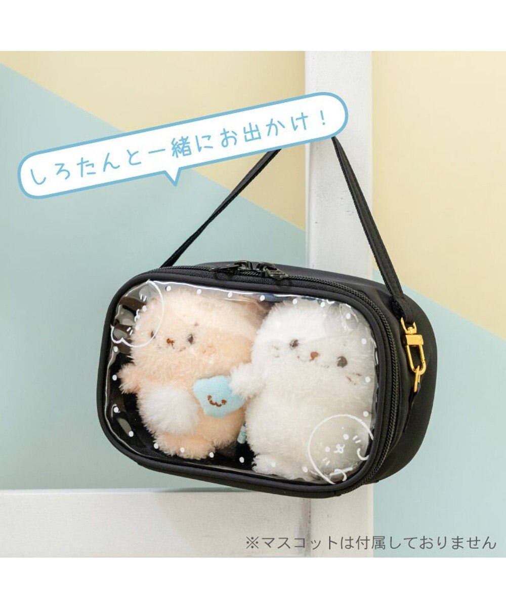 Mother garden しろたん どこでも！たてよこぬいぐるみキャリーケース 《ブラック》 