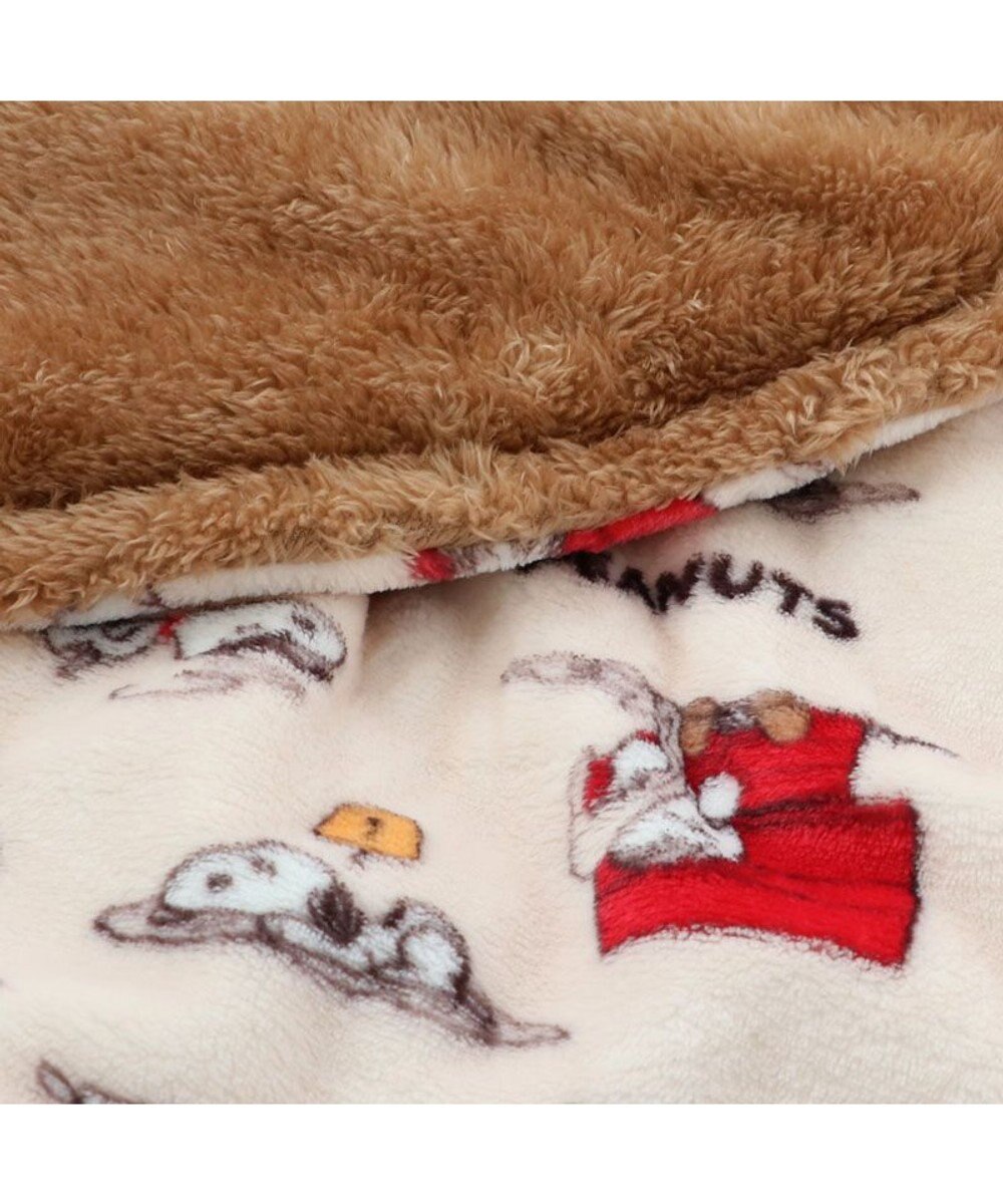 PET PARADISE スヌーピー うたたね柄 丸型マット  超小型犬 径70cm 