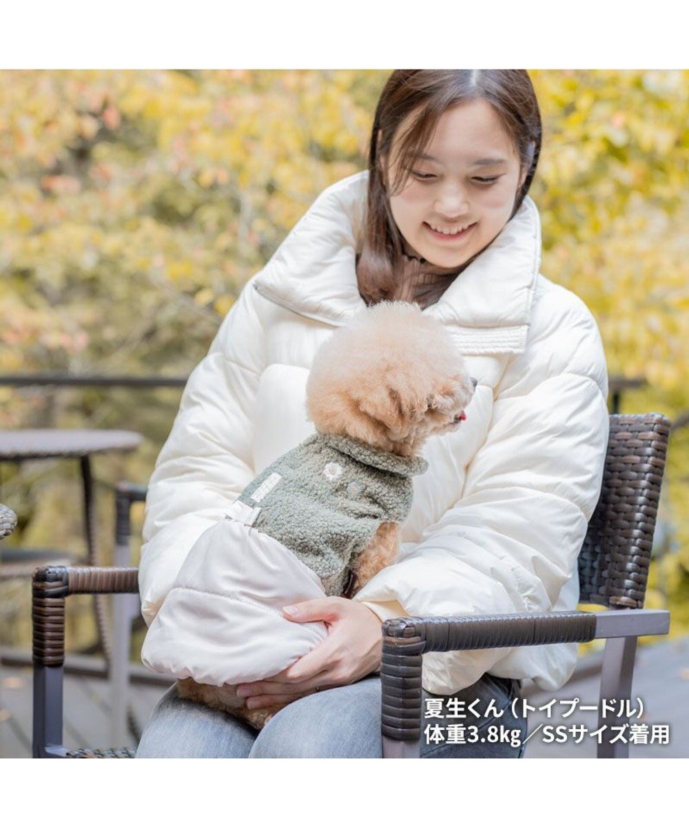 PET PARADISE ペットパラダイス 遠赤外線 エアベスト 《カーキー》 小型犬 