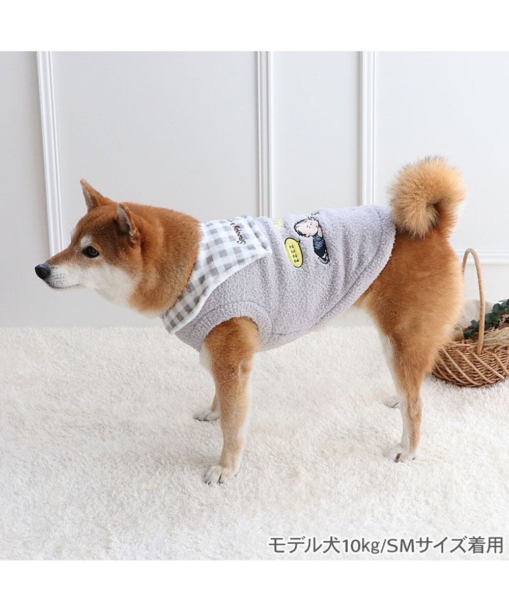 PET PARADISE スヌーピー 遠赤外線 ライナス セーラーニット 中型犬 