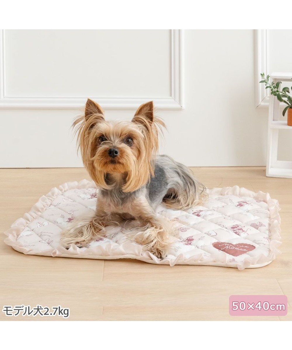 PET PARADISE ディズニー ミニーマウス クールマット 《ハート柄》S 