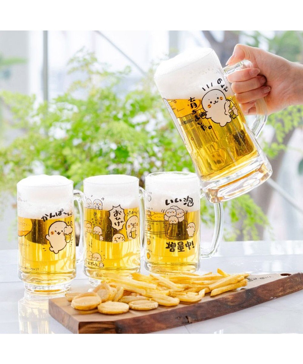 Mother garden しろたん ジョッキ　350ml 《おひげ》 単品 