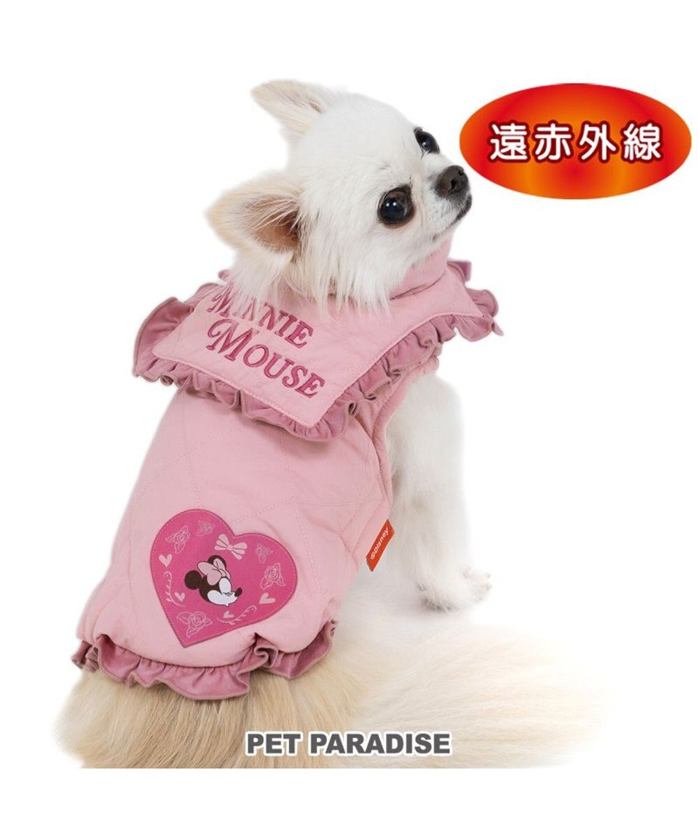 PET PARADISE ディズニー ミニーマウス 遠赤外線 軽量ふわベスト 小型犬 ピンク