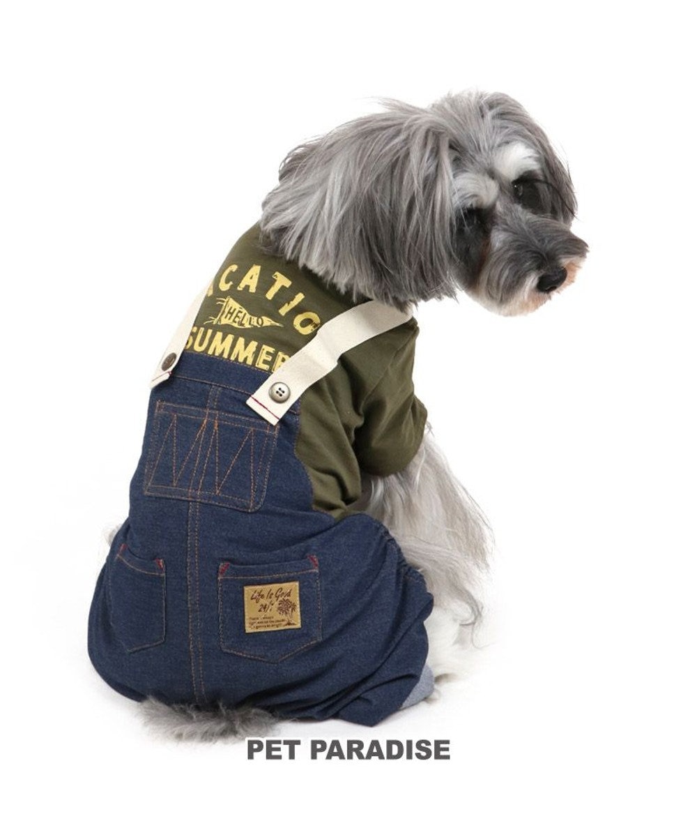 PET PARADISE 犬 服 夏服 パンツつなぎ 緑 〔小型犬〕 重着風 ペットウエア ペットウェア ドッグウエア ドッグウェア ベビー 超小型犬 小型犬 青