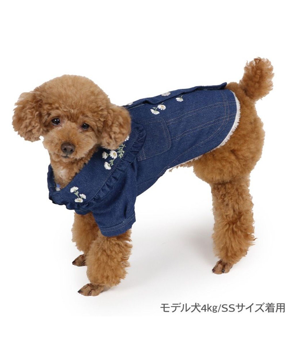 PET PARADISE ペットパラダイス 刺繍BIG襟 ジャケット 小型犬 