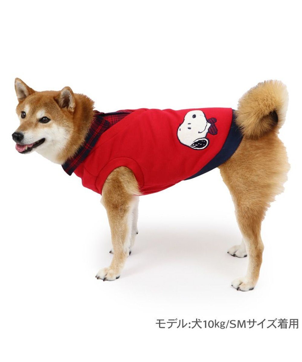 PET PARADISE スヌーピー おりこうトレーナー  レッド 中型犬 大型犬 