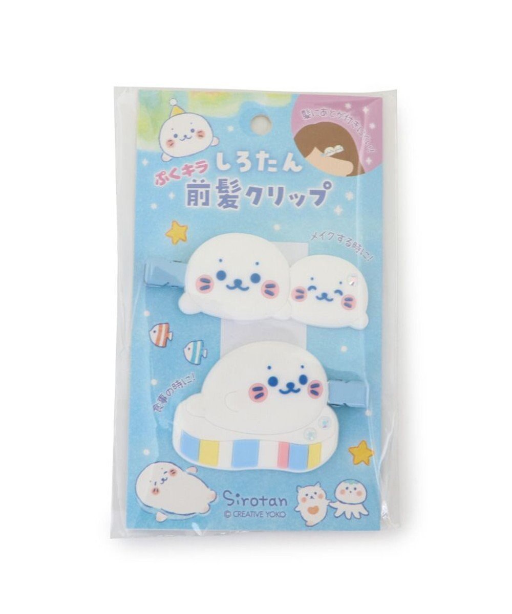 Mother garden しろたん ぷくキラ 前髪クリップ 2個セット 《氷の国》 