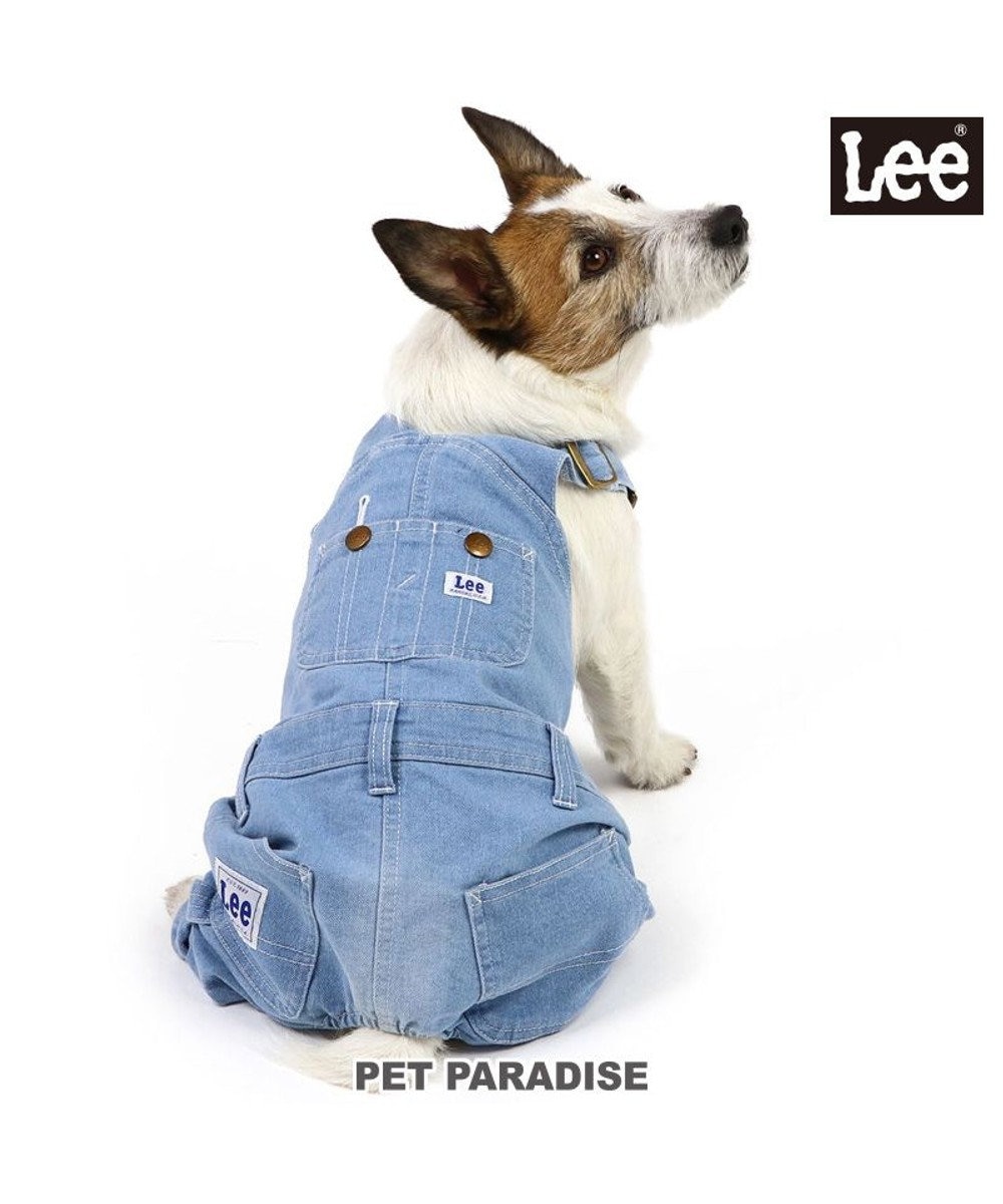 PET PARADISE Lee ライトデニム オーバーオール 小型犬 ブルー