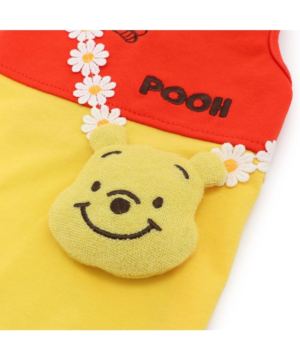 PET PARADISE ディズニー くまのプーさん タンクトップ 《お花ストラップ》 小型犬 