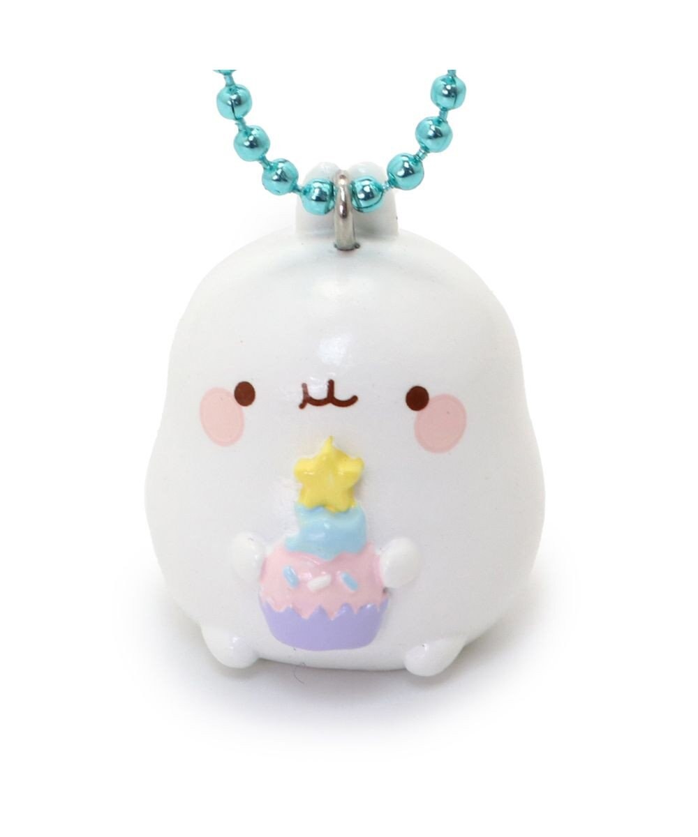 Mother garden マザーガーデン MOLANG モラン お座り ミニキーホルダー 《モラン / リボン / バカンス / ケーキ / ピウピ》 プチキーホルダー 