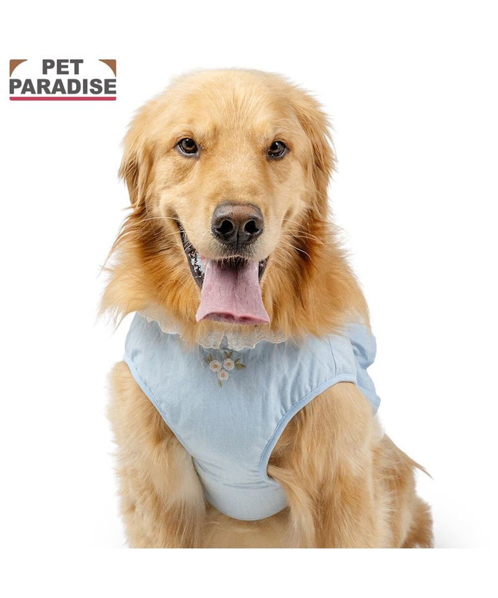 PET PARADISE ペットパラダイス 花刺繍 ベスト ハーネス SM 中型犬 