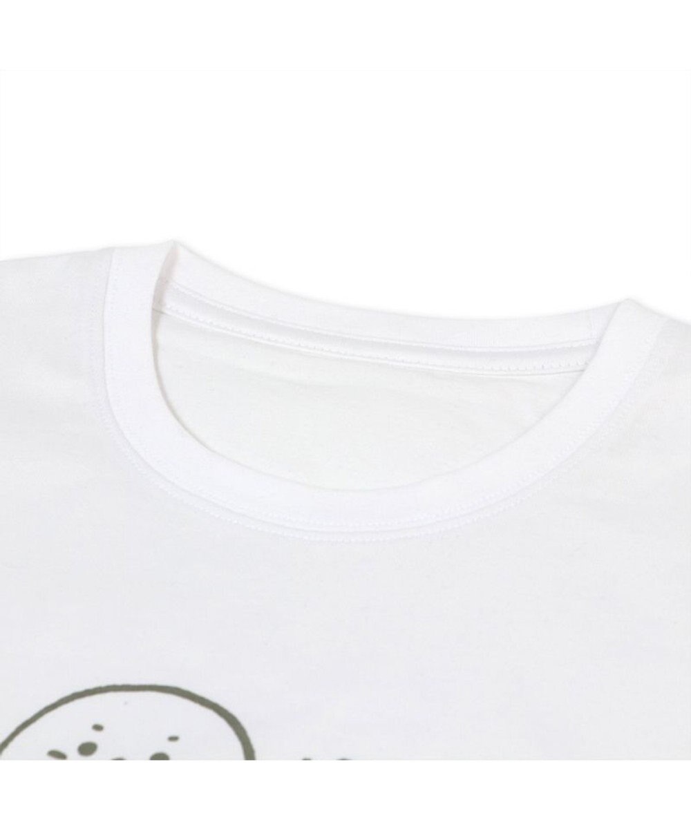 Mother garden しろたん Tシャツ 半袖 《ここから先はぼくを通してください柄》 白色　S/M/L/XL レディース メンズ ユニセックス 男女兼用 半袖 あざらし アザラシ かわいい キャラクター マザーガーデン #しろたんＴシャツ2021 父の日ギフト 