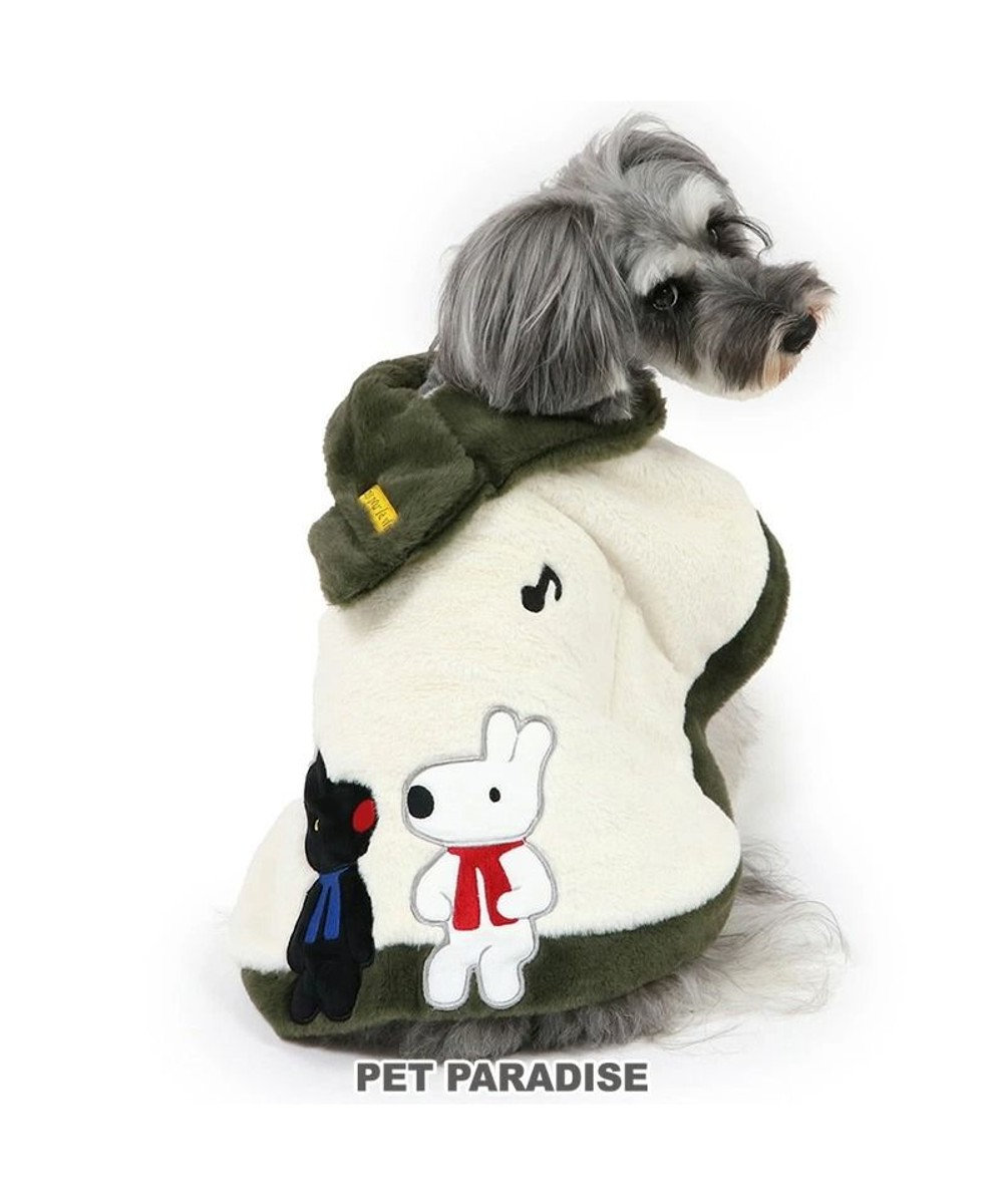 PET PARADISE 犬 服 リサとガスパール ポンチョ 【小型犬】 マフラー付き 音符