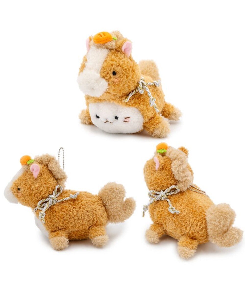 Mother garden しろたん  午年 キーホルダー 《茶》 単品 