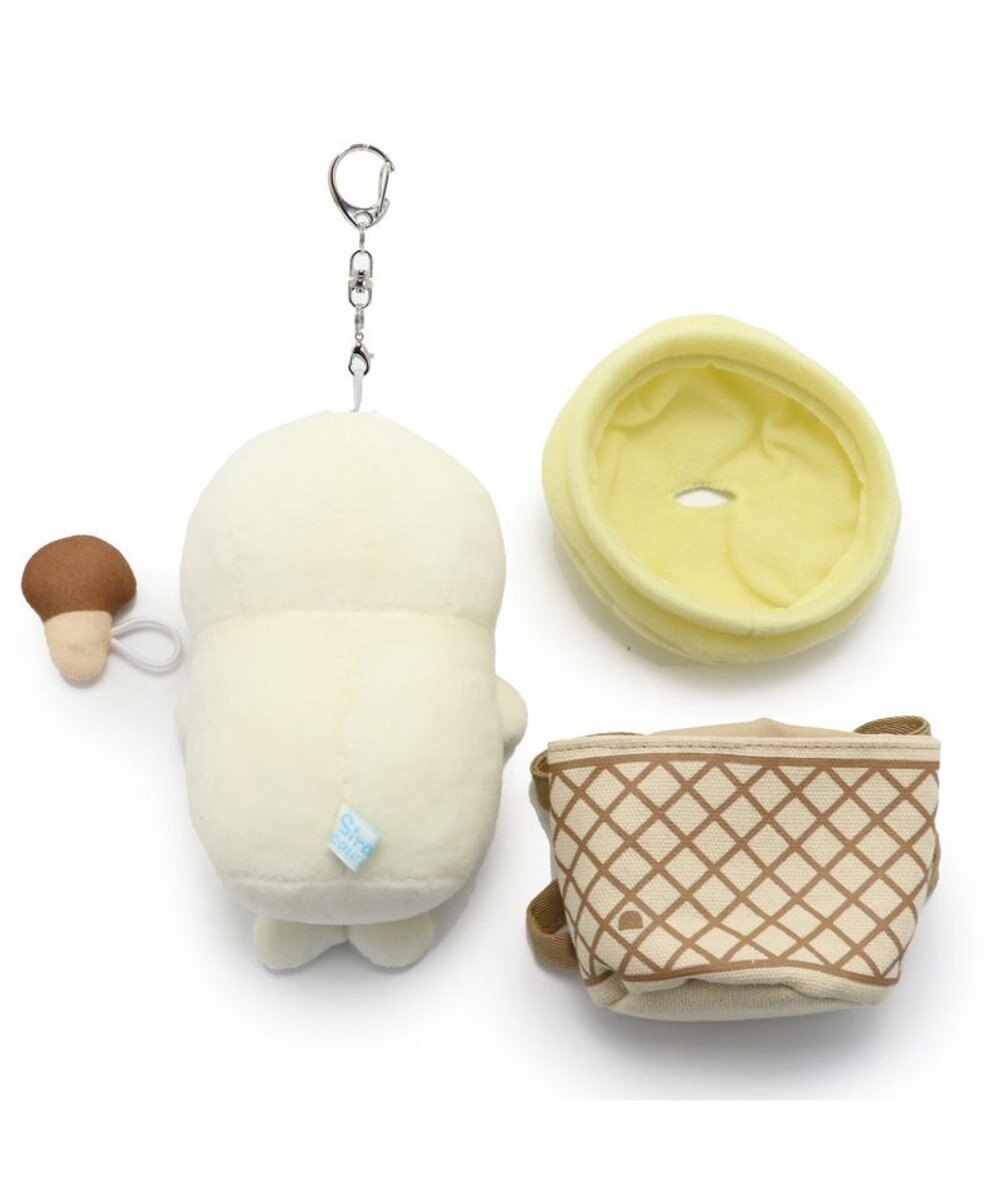 Mother garden しろたん マスコットキーホルダー ついたん 12cm 《しろっぺ  / きのこ狩りおのぼりたん 》 【単品】 