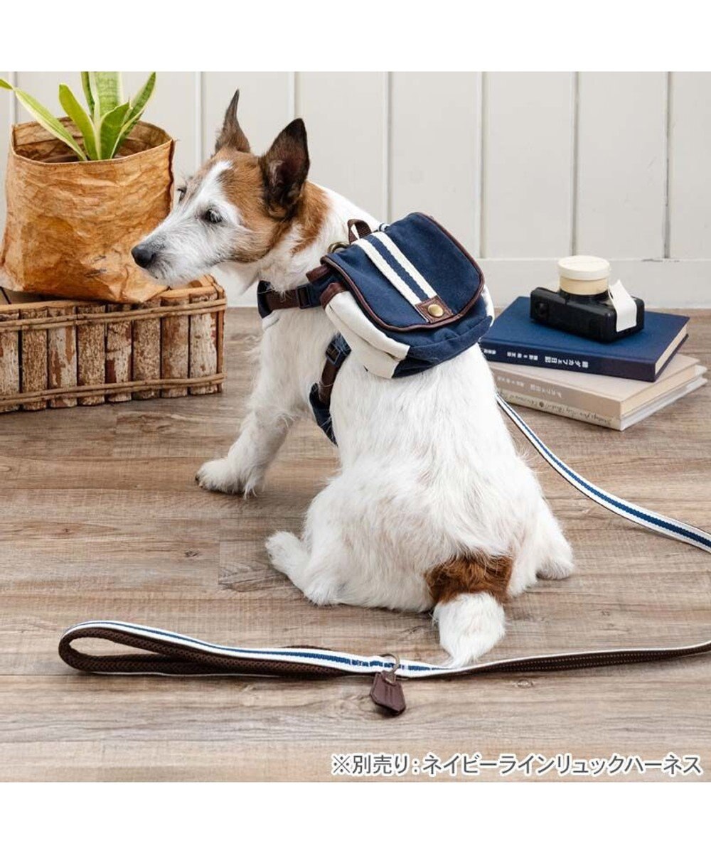 PET PARADISE ペットパラダイス ネイビー ライン入り リード ＳＳ～Ｓ 小型犬 