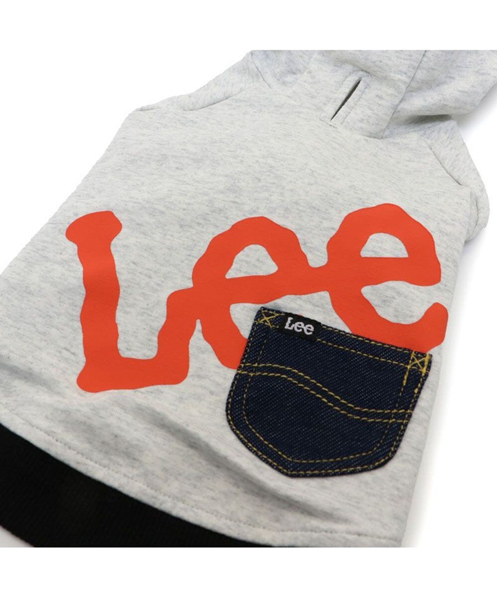 PET PARADISE Lee ビッグ ロゴ パーカー 《グレー》 小型犬 