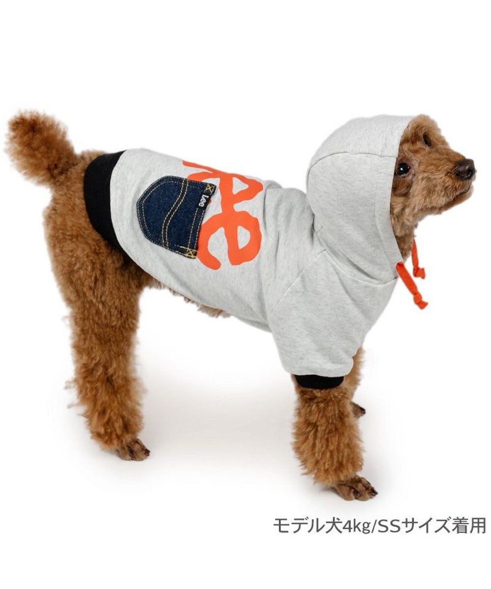 新品未使用　Lee ペットパラダイス　dss 楽天市場】ペットパラダイス Lee 犬 服 冬 フード 付き ロゴ