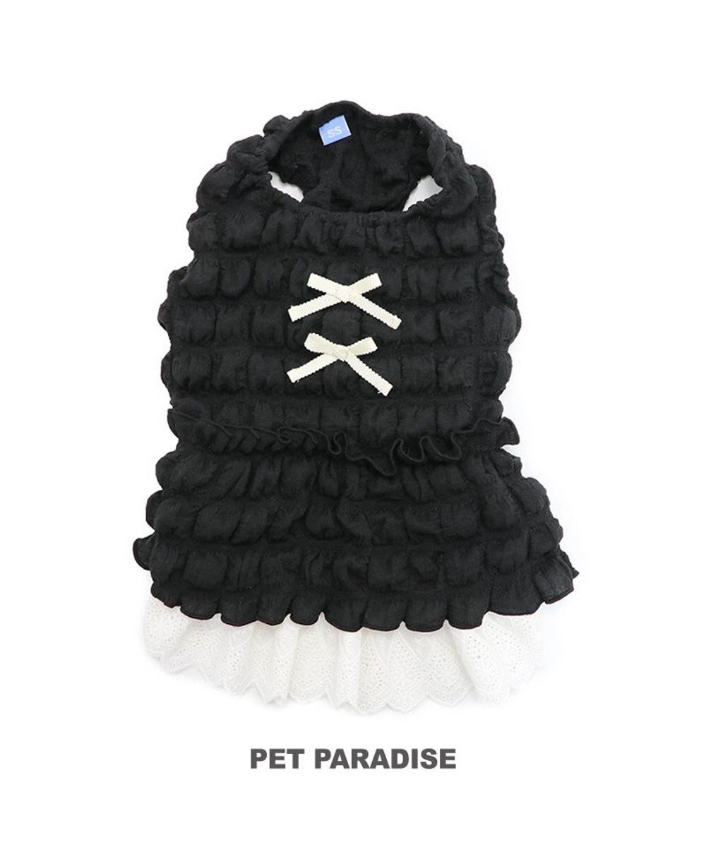 PET PARADISE ペットパラダイス ぽこぽこ ワンピース 《ブラック》 小型犬 