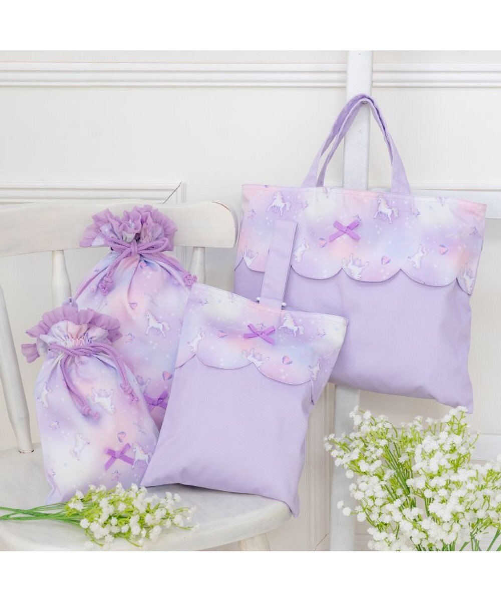 Mother garden マザーガーデン ユニコーン 巾着 《ぷっくり柄》 小 