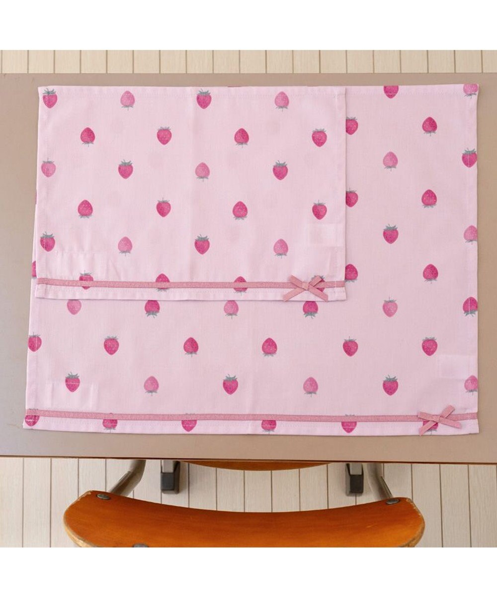 Mother garden マザーガーデン 野いちご ランチマット 小《レトロストロベリー柄》
