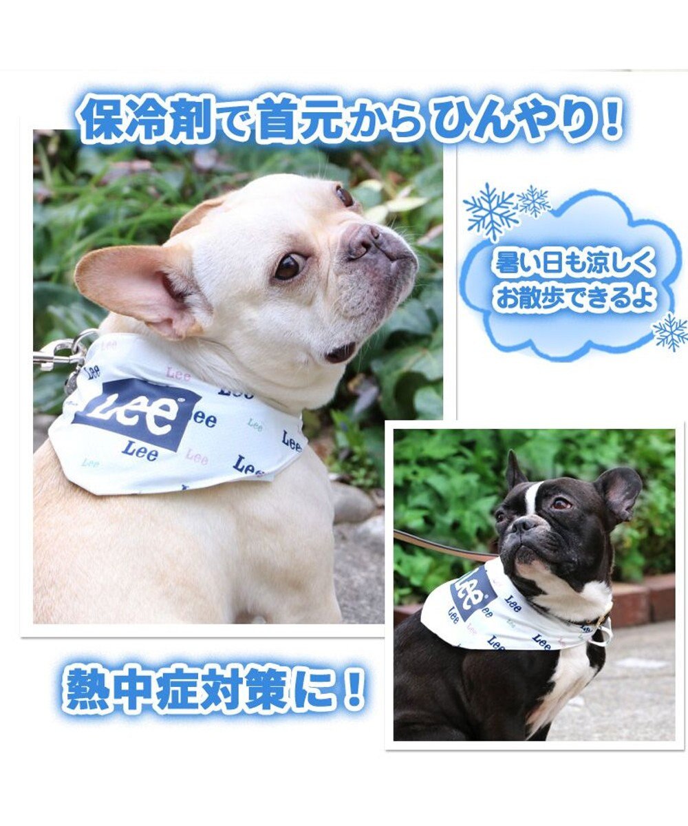 ひんやり バンダナ 保冷剤付き lee クールバンダナ 中型犬 ポケット ロゴ総柄 ネッククーラー 夏 ひんやり バンダナ ひんやり 涼感 冷却 吸水速乾 Pet Paradise 通販 雑貨とペット用品の通販サイト マザーガーデン ペットパラダイス