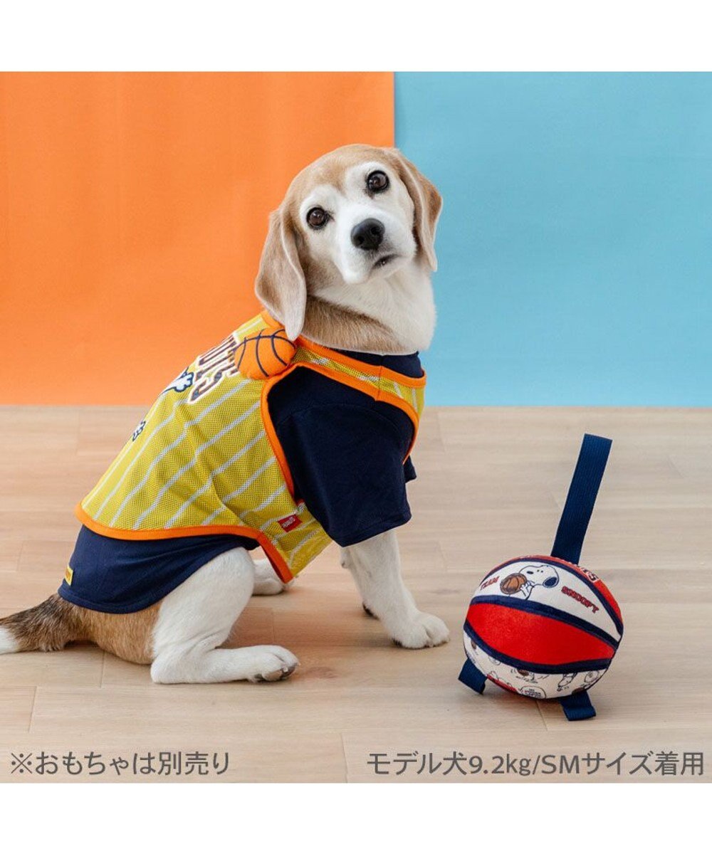 PET PARADISE スヌーピー バスケット Ｔシャツ 接触冷感《イエロー》 中型犬 大型犬 